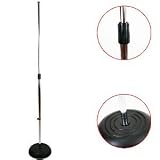 Tiger Chrome Microphone Stand Round Base