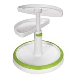 OXO Tot Two-Tier Turntable, White/Green