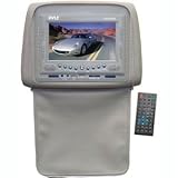PYLE PLD72TN 7 HEADREST MONITOR WITH DVD PLAYER & ZIPPER HIDE-AWAY COVER (TAN)