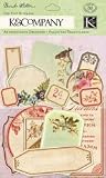 K & Company Flora & Fauna Die-Cut Stickers-Apothecary Labels; 3 Items/Order