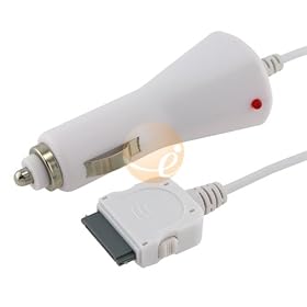 Car Charger for Apple 3G iPhone, White
