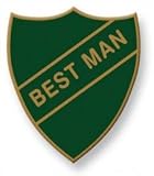Review ILLUSTRATED LIVING  / BEST MAN Green Enamel Old School Vintage Badge