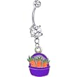 Easter Carrot Basket Belly Ring