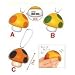 Super Mario Bros. Kinoko Mascot Soft Mushroom Keychain (Random Color)