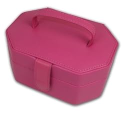 Coral Pink Jewelry Box With Small Case