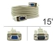 DB9 Male to DB9 Female Extension Cable: 15 ft - by Abacus24-7