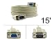 DB9 Male to DB9 Female Extension Cable: 15 ft - by Abacus24-7