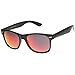 zeroUV ZV-8025-01 Wayfarer Sunglasses, Black, 58 mm