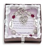 Love, Mother, Forever Silver & Crystal Expressively Yours Bracelet