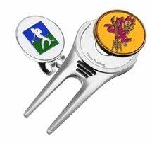 Arizona State Sun Devils Divot Tool Hat Clip With Golf Ball Marker Of 2)