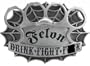 Felon Drink*Fight*F@#K Belt Buckle Bottle Opener with Money Clip