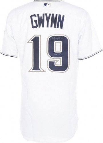 Tony Gwynn Autographed Jersey | Details: San Diego Padres, HOF 07 Inscription