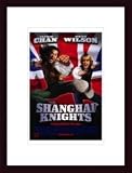Shanghai Knights by unknown 17.00X11.00 Framed with Black Wood Frame