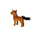 MIGHTY- Farm Junior Horse - Squeaker-Multiple Layers. Made Durable, Strong & Tough. Interactive Play Dog Toy (Tug, Toss & Fetch). Machine Washable & Floats