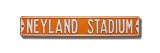 TENNESSEE VOLUNTEERS NEYLAND STADIUM AUTHENTIC METAL STREET SIGN (6 X 36)