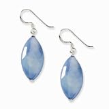 Sterling Silver Blue Mother of Pearl Earrings