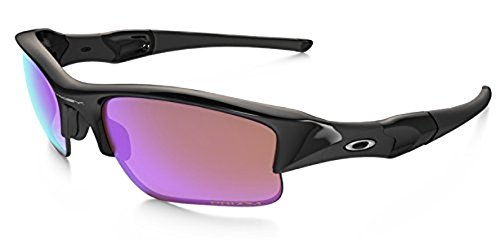 Oakley Flak Jacket XLJ Sunglasses Polished Black / Prizm Golf & Carekit Bundle