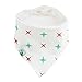 Cute Baby Bandana Bibs, Unisex 4 Pack Bib with Snaps - Best for Babies Drooling, Teething and Feeding - 100% Soft Cotton & Waterproof Fleece Backing. Perfect Baby Shower Gift Set for Boys & Girls