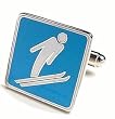 Skier Cufflinks Skier Cufflinks