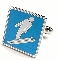 Skier Cufflinks