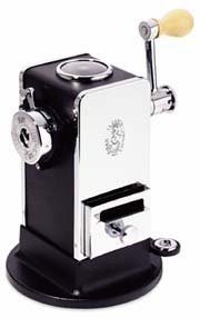 El Casco Black & Chrome Pencil Sharpener With Base / Side Load M-430CN