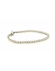14K White Gold Diamond Bracelet