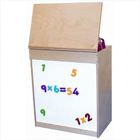 Big Book Display with Magnetic Markerboard