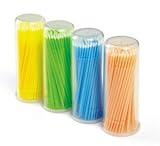 Eyelash Extension Lint Free Microbrushes X4 Tubes (400 Pcs)