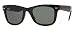 Ray Ban Wayfarer Folding Sunglasses - Black w/ G-15XLT Lens 50mm