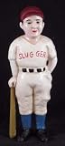 Cast Iron Baseball Boy Slugger Bank