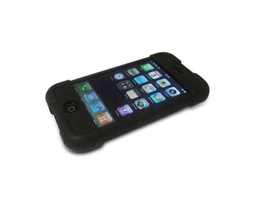 Childrens Toyshop  Computer : Nexxus Black Silicone Case with Integrated Headphone Storage for Apple iPhone