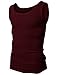 H2H Mens Active Slim Fit Basic Lightweight Athletic Tank Top With Solid Colors