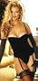 CLOSEOUT SIZE 36 and 40 Incredibly Glamorous Velvet Bustier - (Gloves and Stockings not included)