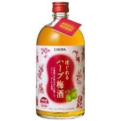 【ケース特価】　チョーヤ ハーブ梅酒　720ｍｌ×6本