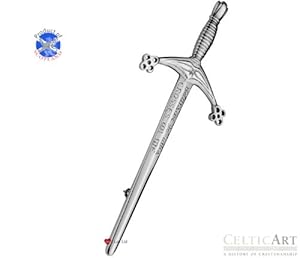 Celtic Art Sterling Silver Kilt Pin (KP034)