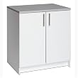 Elite Garage/Laundry Room Base with 2 Doors In White Finish By Prepac Furniture