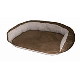 Comfort Pet Products Flip Orthopedic Bolster Pet Bed, Large, Tan