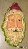 18 SANTA HEAD WALLPIECE