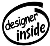 Designer Inside Vinyl Graphic Sticker Decal