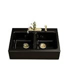 Kohler HAWTHORNE 33X22 Tile-In Apron-Front Kitchen Sink - 3-Hole K-6534-3-KA