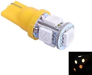 T10 1W 100LM 5¡Á5050 SMD LED Color Light for Car Dashboard / Door / Trunk Lamps (DC 12V,, 1Pcs)