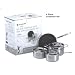 Le Creuset 3-Ply Stainless Steel 4 Piece Cookware Set