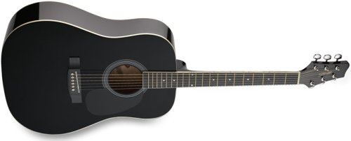 Stagg SW201BK Westerngitarre Black