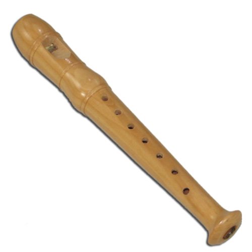 Miniature Playable Wooden Recorder 4.625