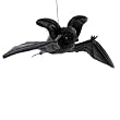 Black Hanging Bat Plush Toy 16" Wingspan