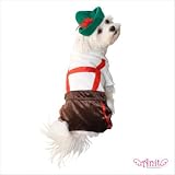 Lederhosen Dog Costume Size: Medium