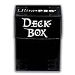 Ultra Pro Deck Box (Black) Includes 50 Pack of Standard Size Deck Protector Sleeves - Great for YuGiOh!, Magic the Gathering or World of Warcraft Trading Card Games