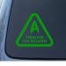 Search : TREKKIE ON BOARD - Star Trek - Car, Truck, Notebook, Vinyl Decal Sticker #1109 | Vinyl Color: Green