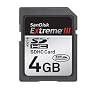 SanDisk Extreme III SDHC 4GB Card