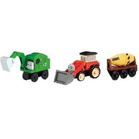 Thomas And Friends Wooden Railway - Construction Crew: Jack, Alphie and the Sodor Cement Car: Toys &amp; Games